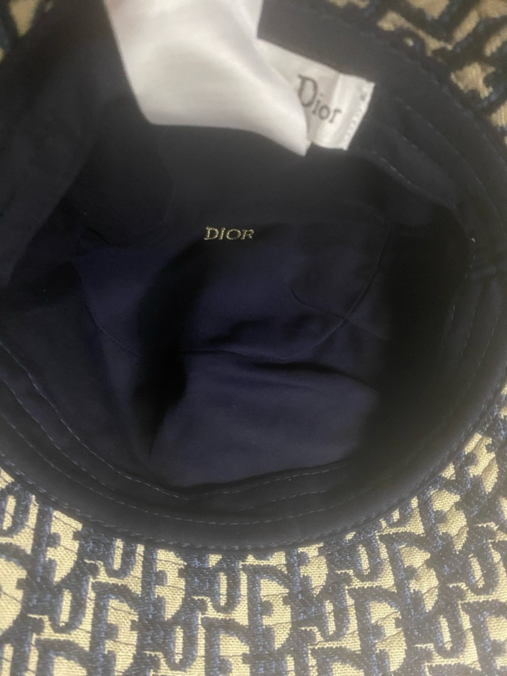 Christian Dior Bucket Hat Dior Oblique Jacquard Motif - Picture 10 of 11